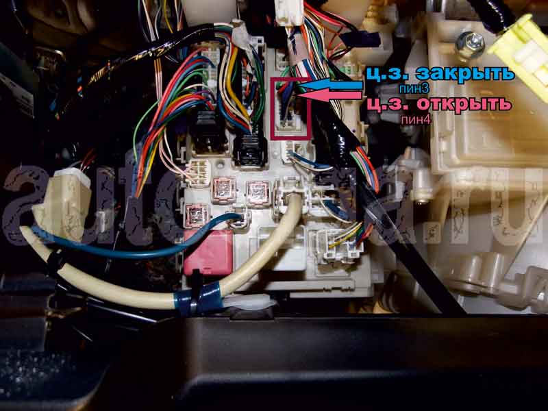 Toyota Fielder 2012 центральный замок