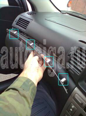 Карта монтажа автосигнализации Starline А91 на Fielder 2007 Карта монтажа автосигнализации Starline А91 на Fielder 2007